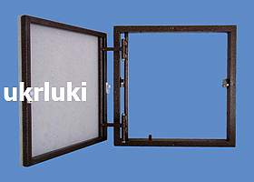 Люк под плитку нажимной распашной