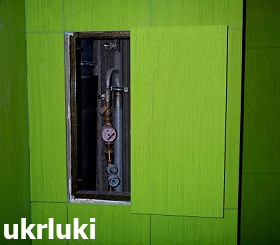 Нестандартные сантехнические пластмассовые люки лючок сантехнический скрытый под плитку