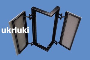 Укрлюки Люки под плитку двухдверные угловые Наружный угол